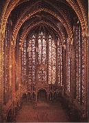 unknow artist Interior from Sainte-Chapelle oil painting reproduction
